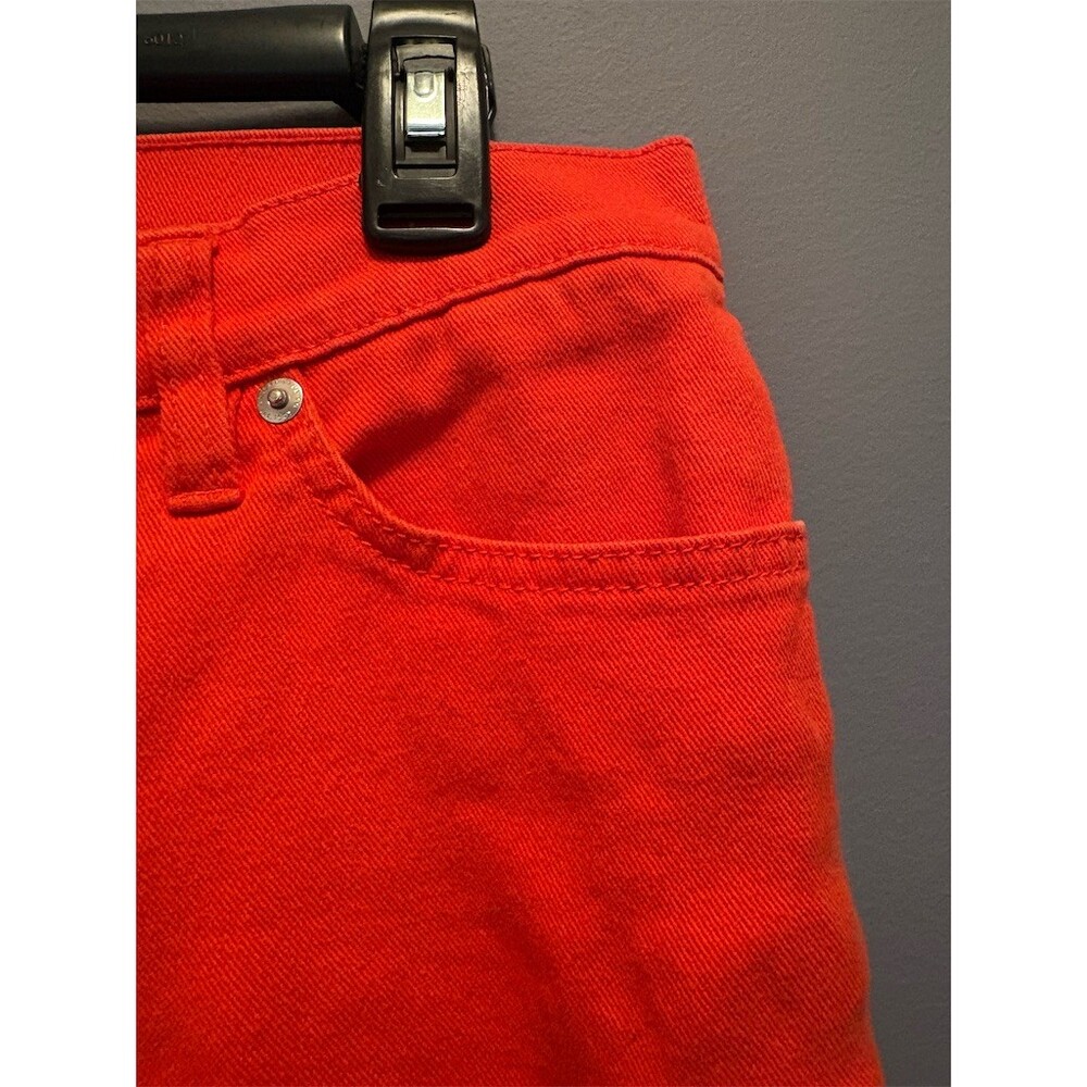 Lauren Jeans Co Ralph Lauren Jeans Womens Size 6 Orange Cropped Slim 23 - Picture 3 of 10